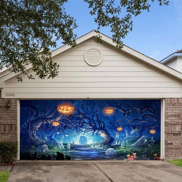 Halloween  Garage Door Decoration