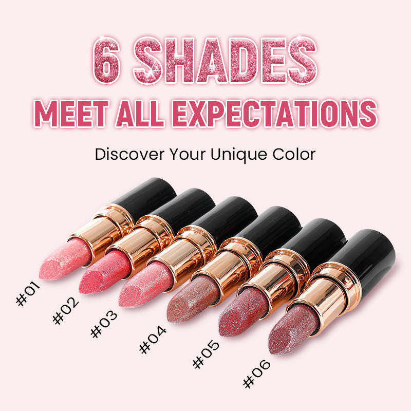💋Waterproof & Moisturizing Glitter Lipstick
