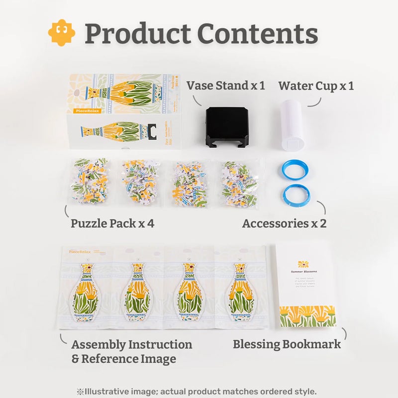 🎄3D Art Puzzle Vase