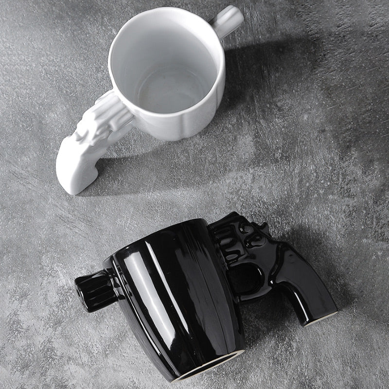 🔥Creative Novelty Coffee Mug with Revolver Handle