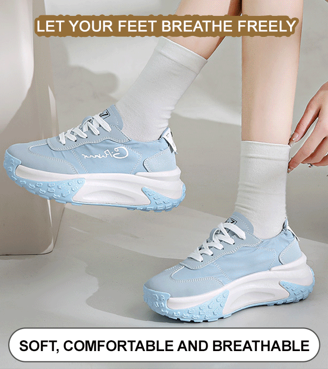 Thick-soled daddy shoes breathable heightened casual Korean version of all-match platform shoes