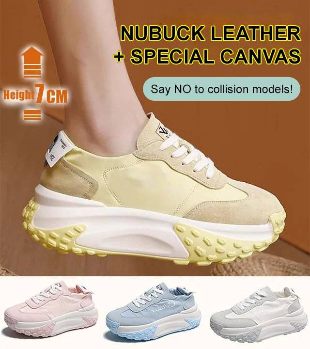 Thick-soled daddy shoes breathable heightened casual Korean version of all-match platform shoes