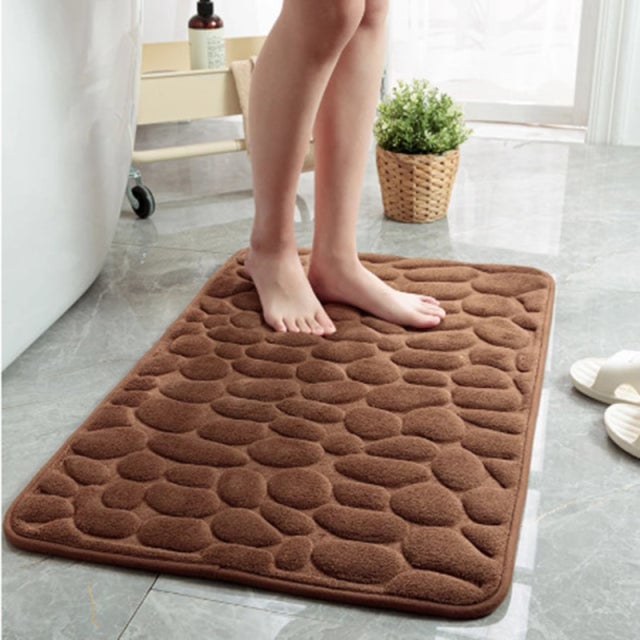 ✨✨Cobblestone Embossed Bathroom Bath Mat