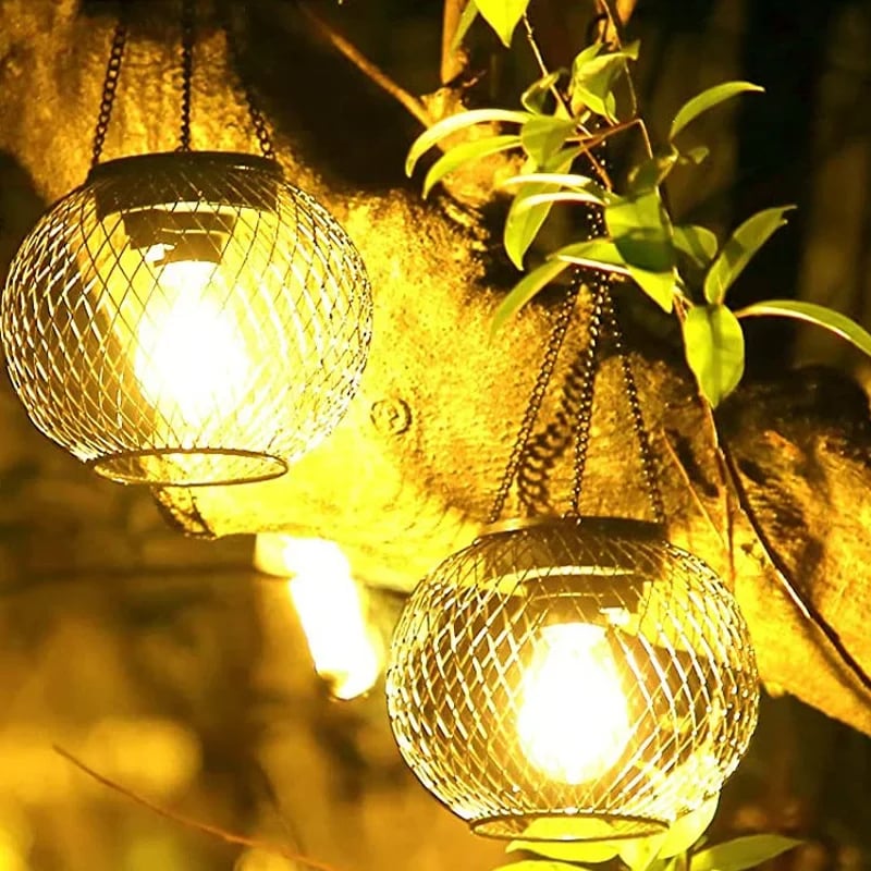 Outdoor Garden Metal Hanging Lights