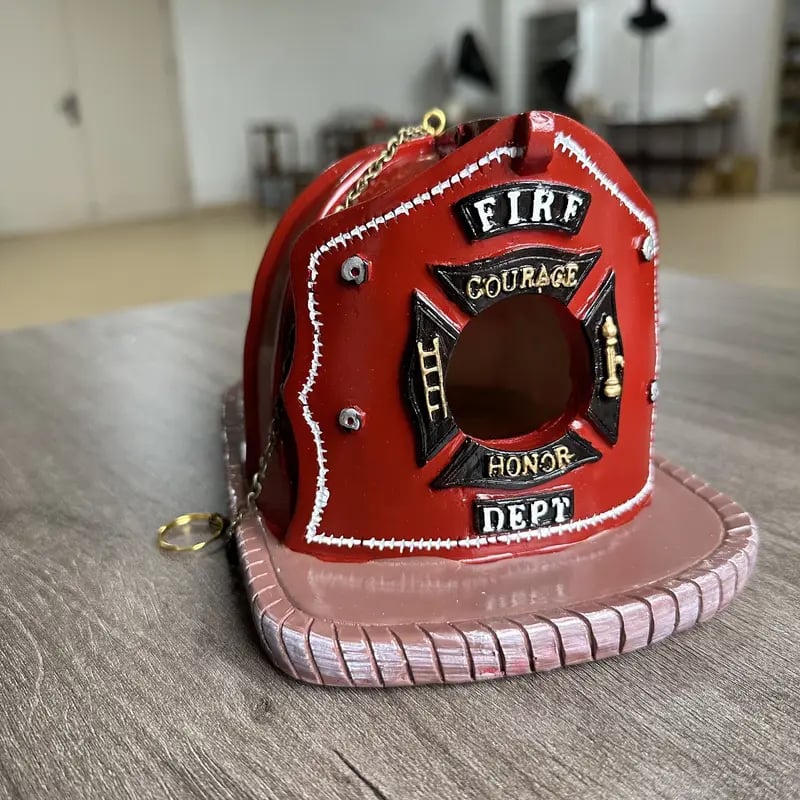 🔥Firefighter-Themed Birdhouse