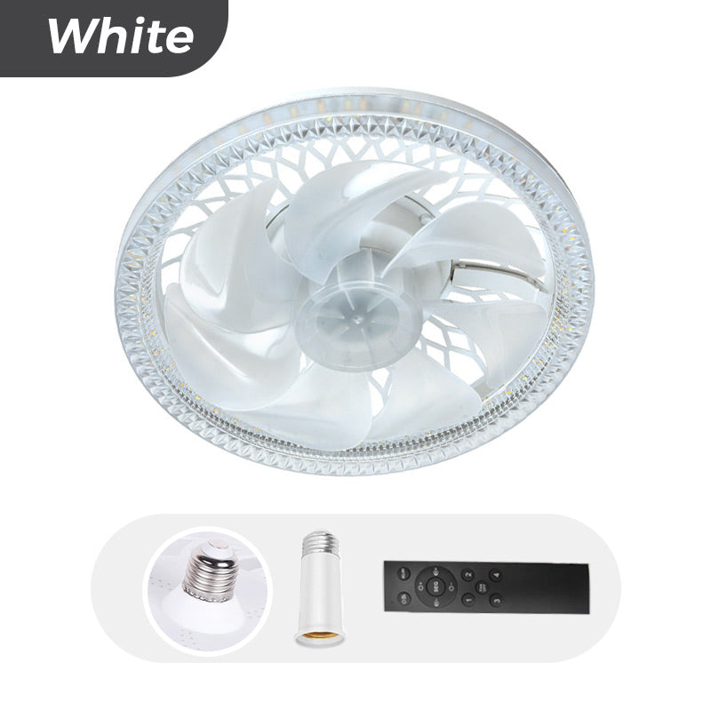 💥 2-in-1 Mute Adjustable Fan Light with Remote Control