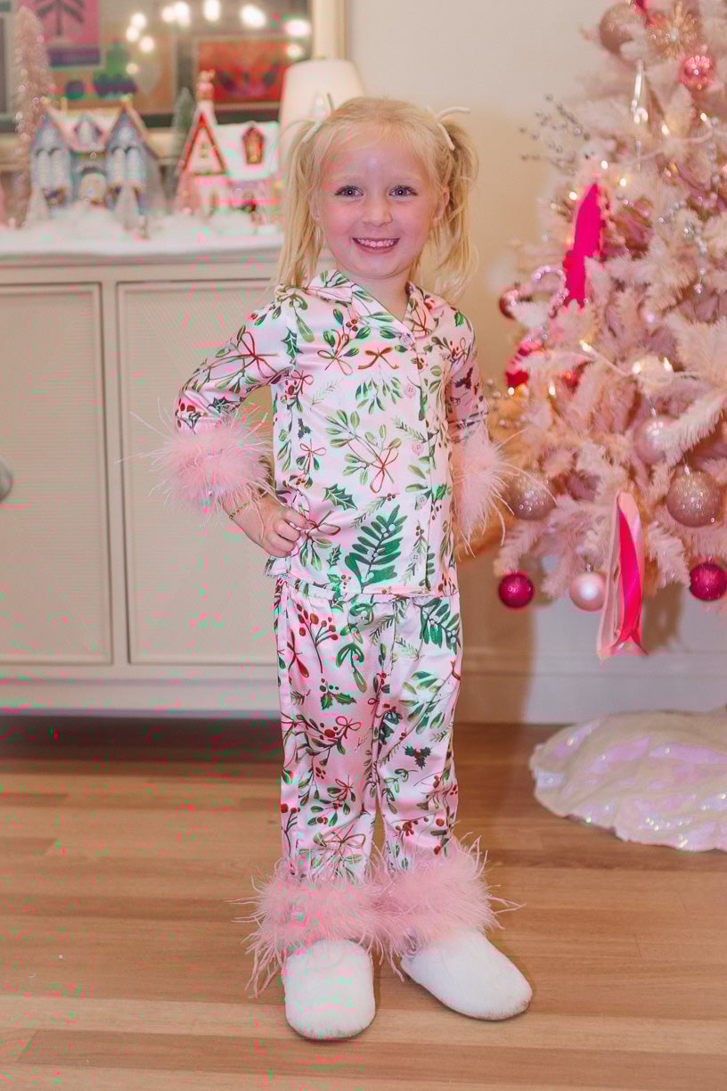 PINK CHRISTMAS HEIDI CUTE PAJAMAS