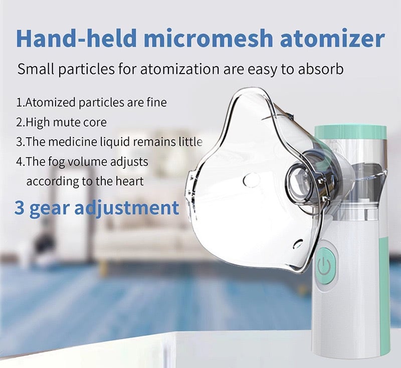Nebulizer Portable Machine For Adult & Kids