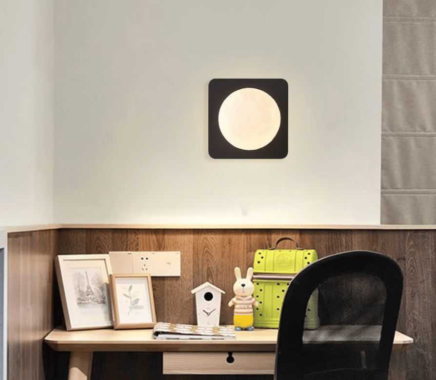 🌕 3D Printed Moon Lamp with Smart Touch and Stepless Dimming Night Light