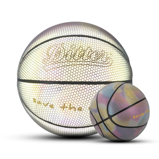 🔥Holographic Reflective Glowing Basketball🏀
