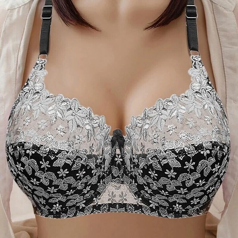 🔥 Plus Size Bra Women Wire Free Comfort Soft Breathable🔥
