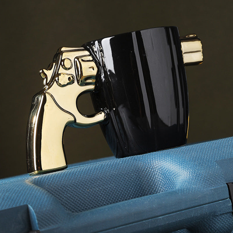 🔥Creative Novelty Coffee Mug with Revolver Handle