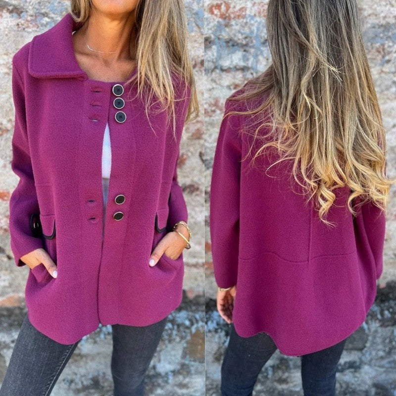 ⏳Women's Elegant Winter Warm Tweed Jacket