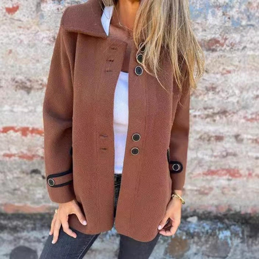 ⏳Women's Elegant Winter Warm Tweed Jacket