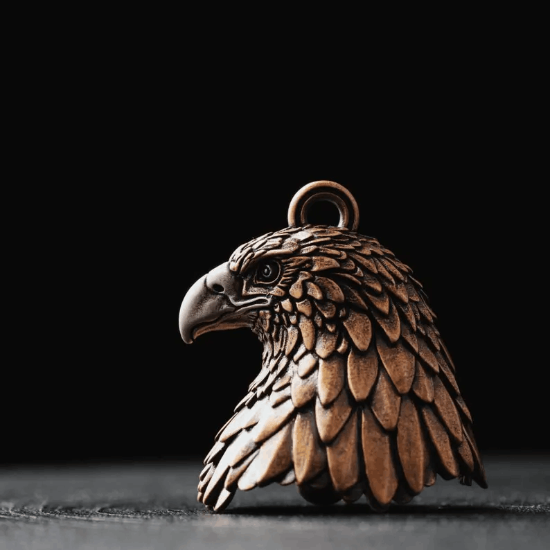 Handcrafted HD Eagle Bell -Eagle Bronze Motorcycle Bell