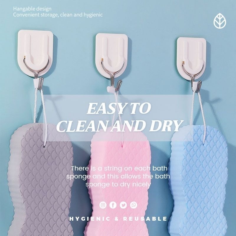 🎁 Super Soft Exfoliating Bath Sponge