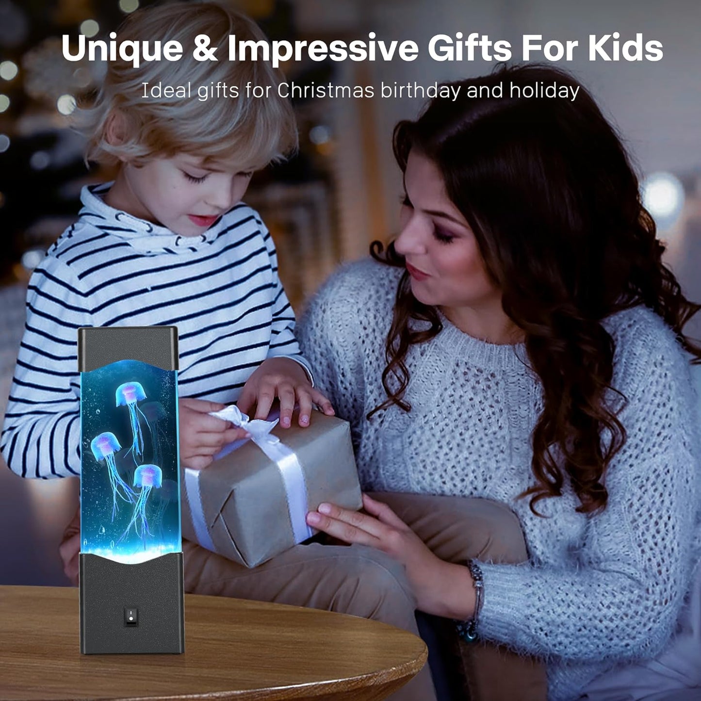 🔥✨-Multicolor Jellyfish Lava Lamp