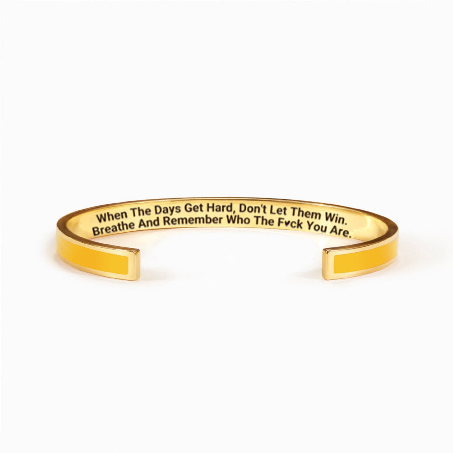 🎁DON'T LET THE HARD DAYS WIN COLOR BANGLE