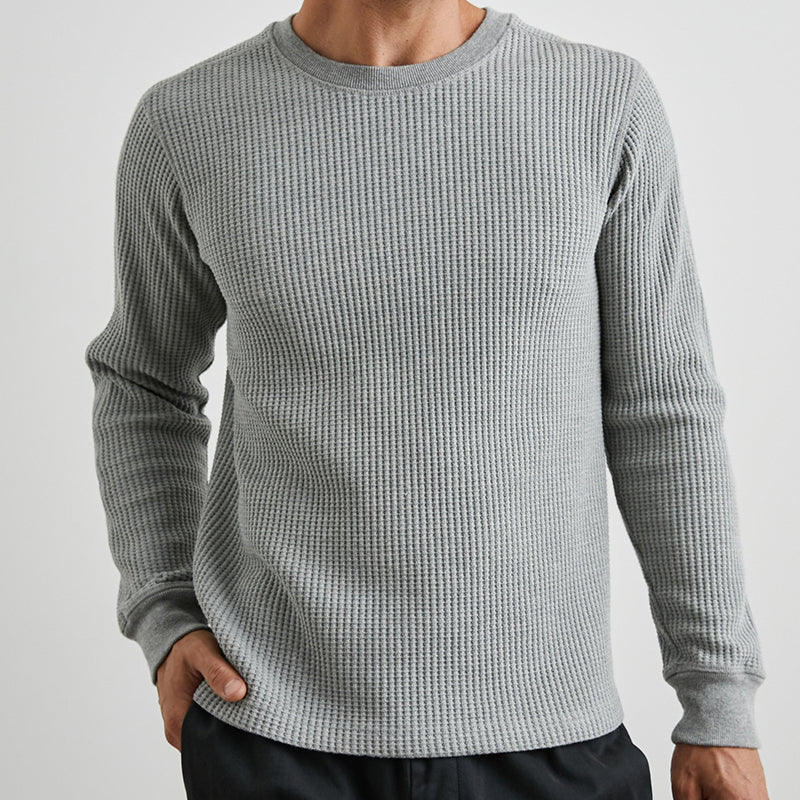 Men's knitted long sleeve top