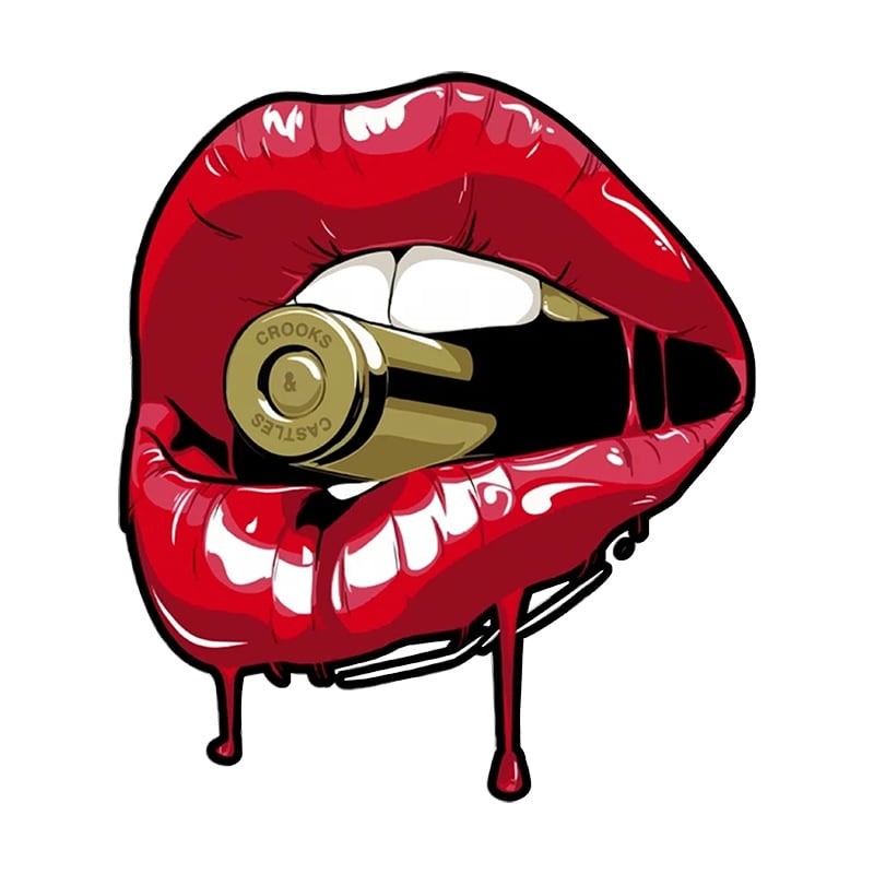 Bullet Lip Decal