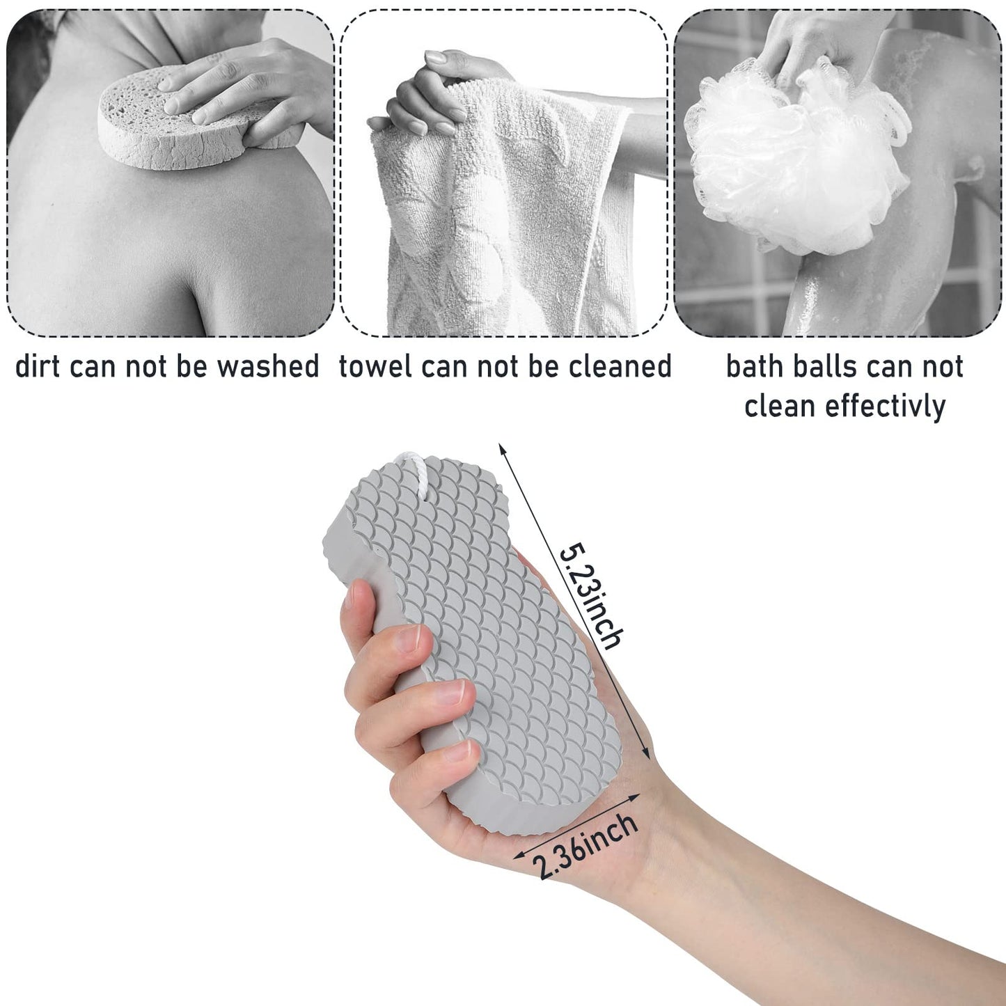 🎁 Super Soft Exfoliating Bath Sponge