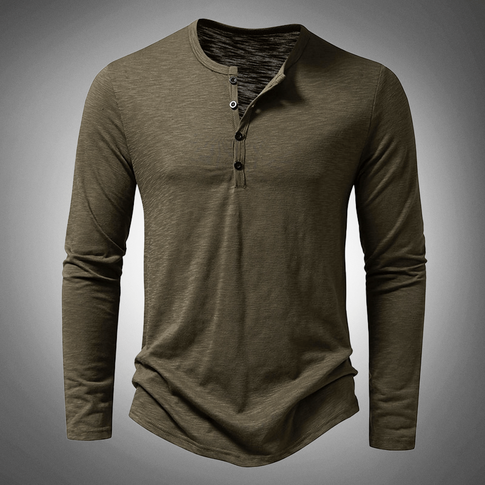Vincenzo Henley Long Sleeve Shirt