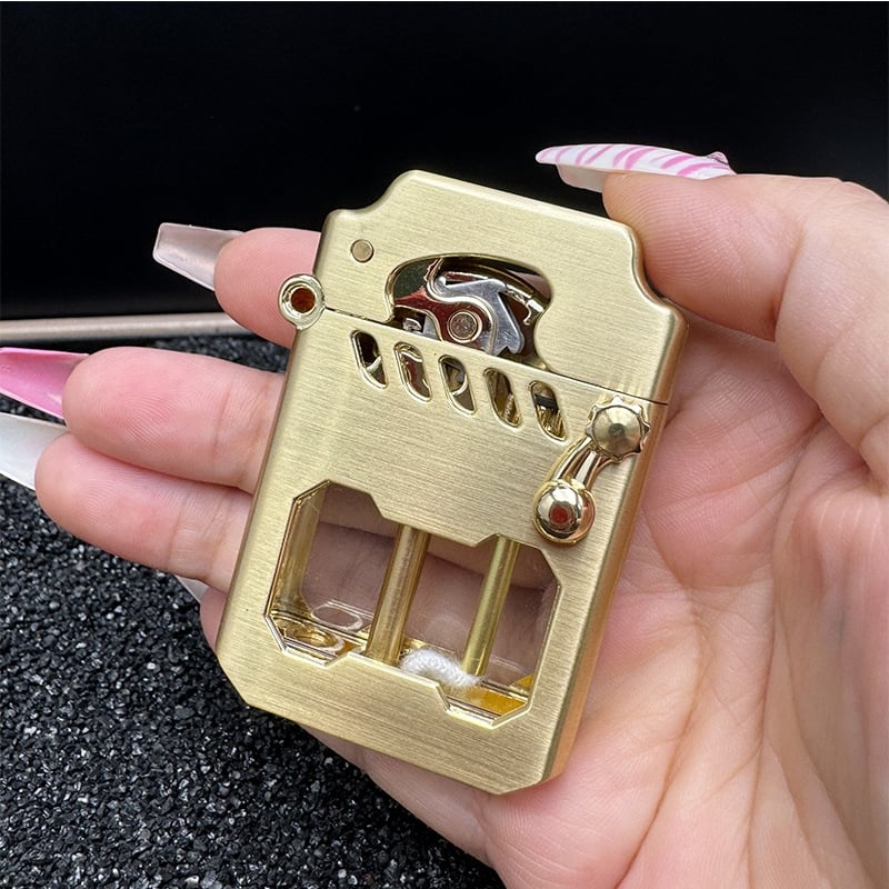 💖Mecha Metal Rocker Lighter