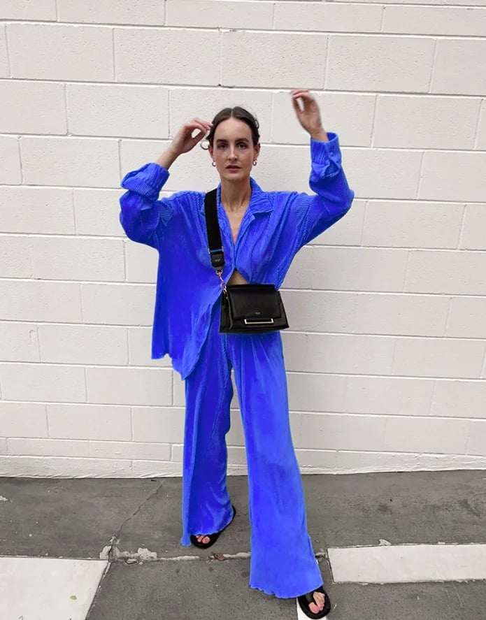 NEW Women's Elegant Pleated Two-Piece Set