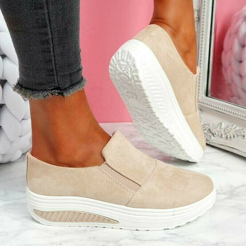 Woman Round toe Knitted Bow Loafers