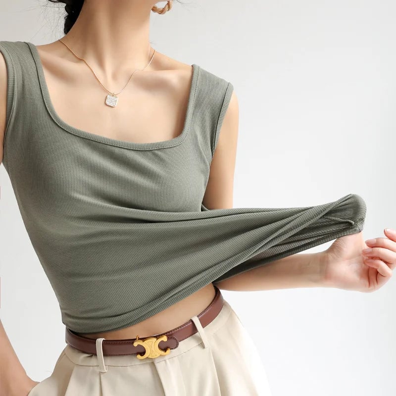 Ribbed Knit Tank Top [Buy 1 Free 1]