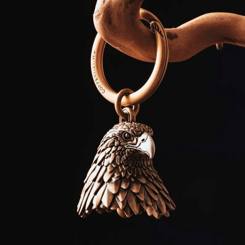 Handcrafted HD Eagle Bell -Eagle Bronze Motorcycle Bell