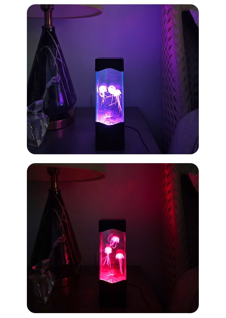 🔥✨-Multicolor Jellyfish Lava Lamp