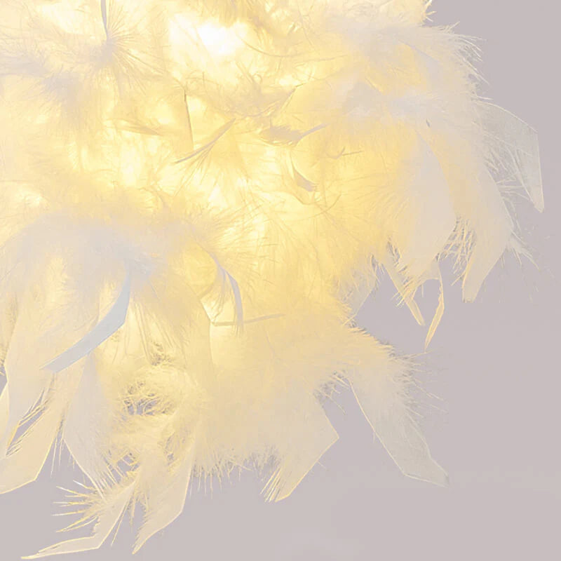 Feather Table Lamp