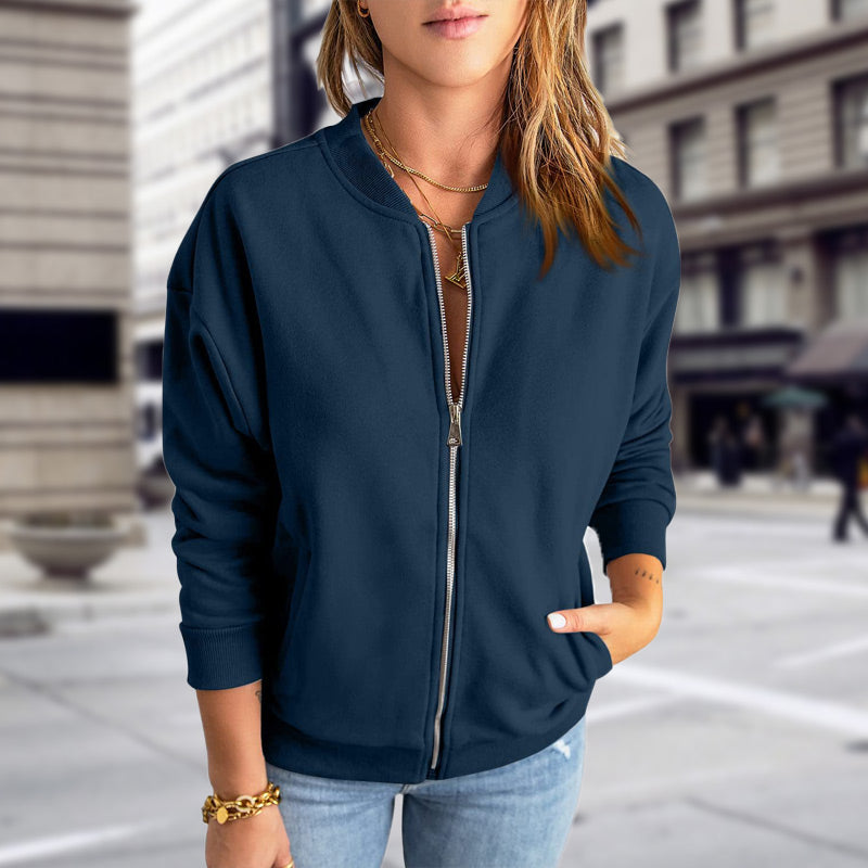 ⏳Women's Casual Zippered Jacket