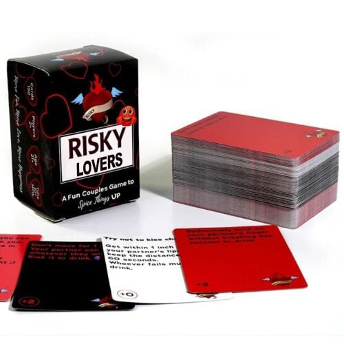 RISKY LOVERS - 150 Spicy Dares & Questions for Your Date Night