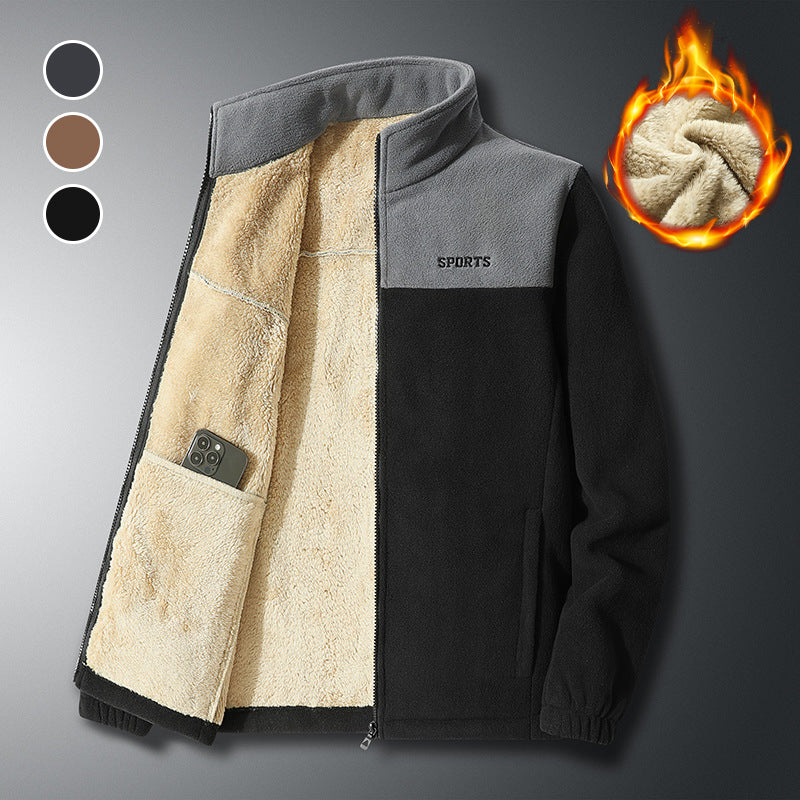 Men's Full Zip Warm Jacket