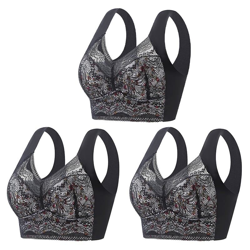 ❤️Plus Size Seamless Push Up Wireless Bra