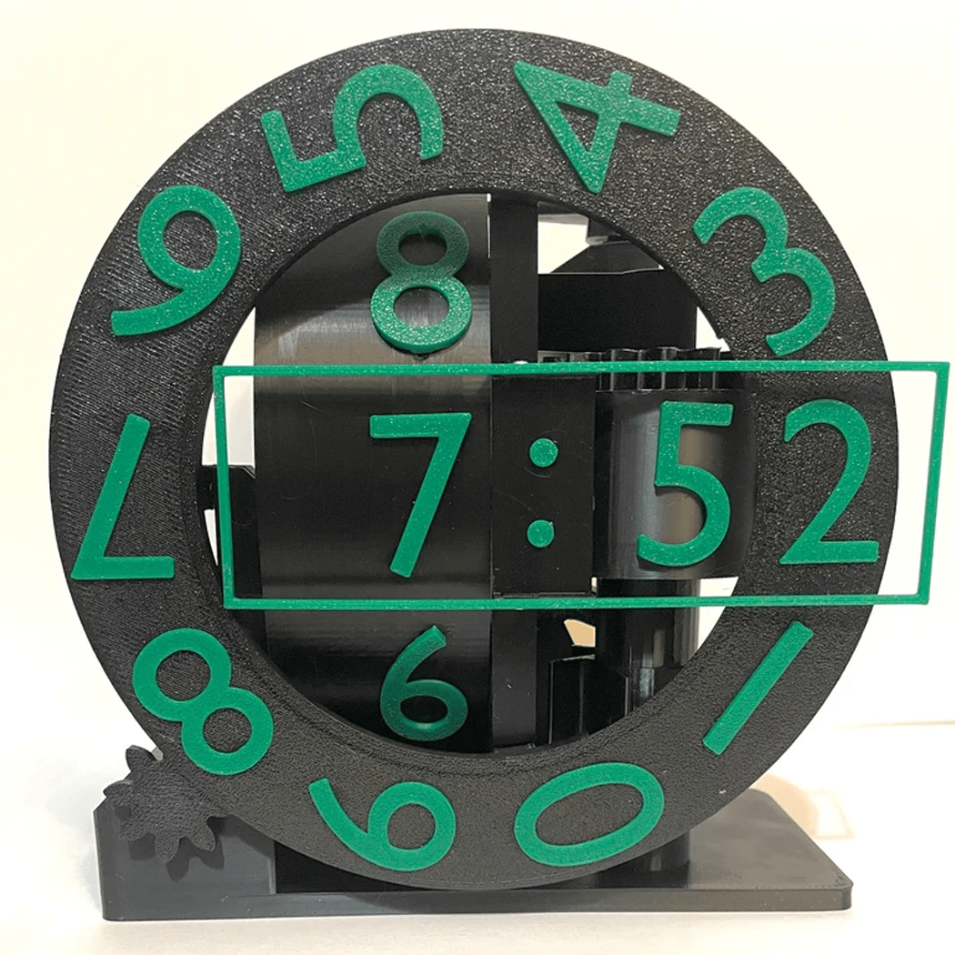 ⏰Unique Modern 3D Printed Desktop Triaxial Numechron Clock