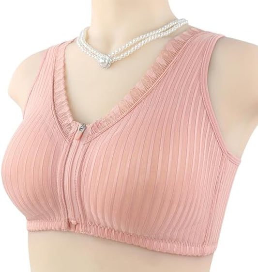 Strapless Striped bra| Wireless Push-up Bra