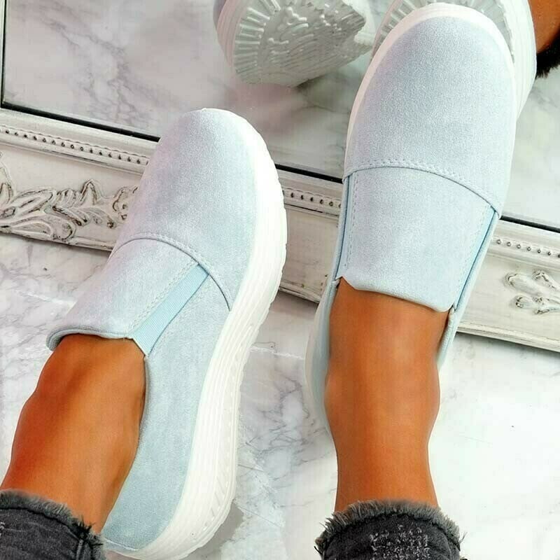 Woman Round toe Knitted Bow Loafers