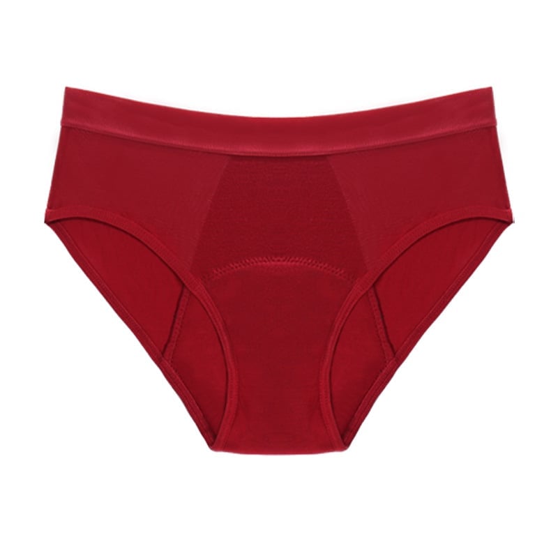 Multi-color bamboo fiber menstrual underwear (2PCS)