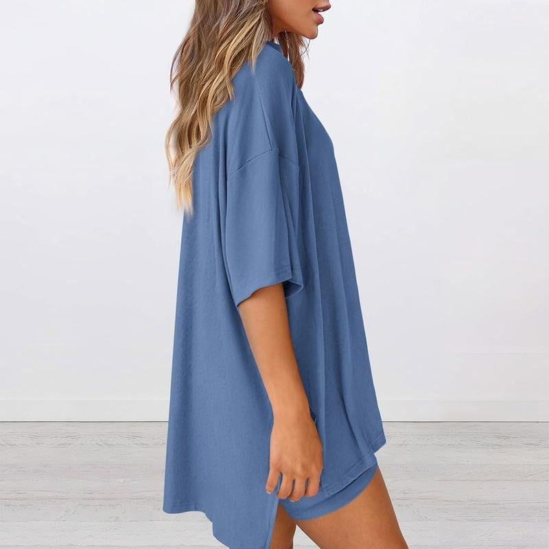 Women's Summer Casual Oversized Two-Piece Set
