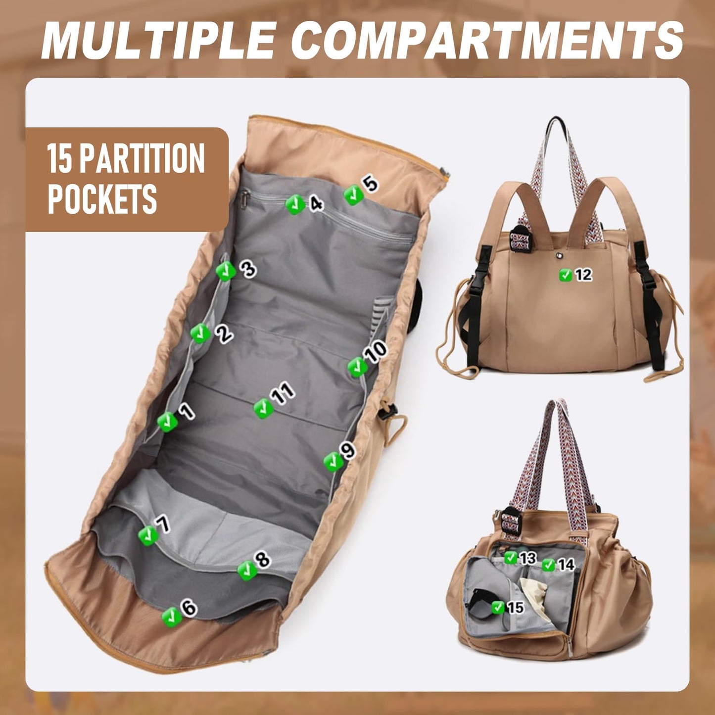 Multifunctional Travel Organizer Bag