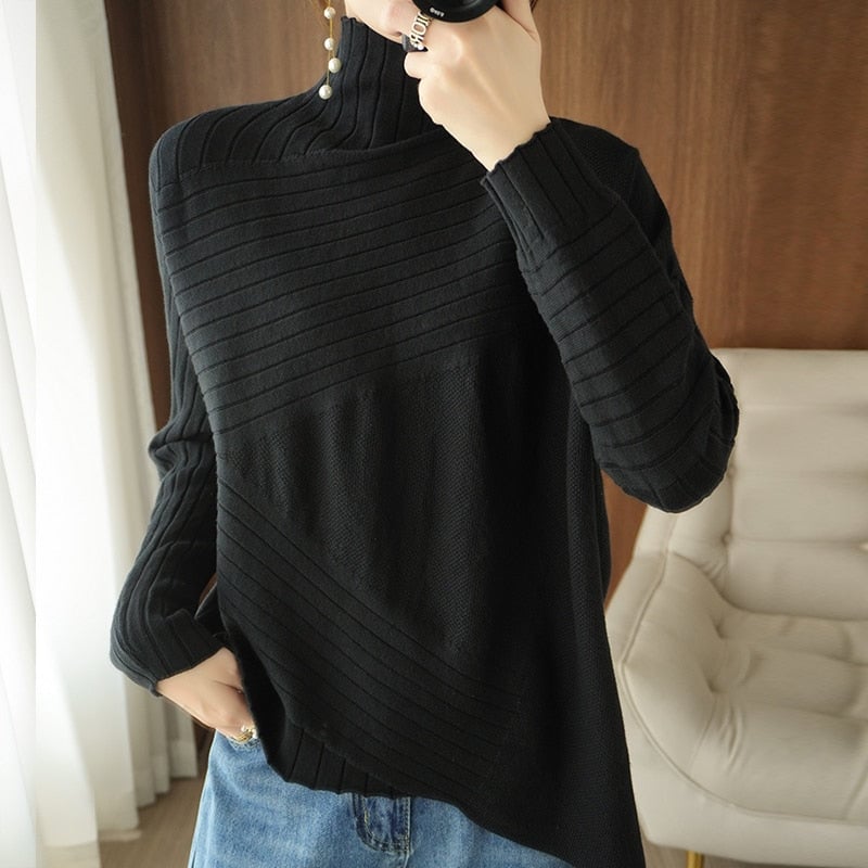 Fashion Winter Cashmere Loose Tops Women Sweater PULLOVER