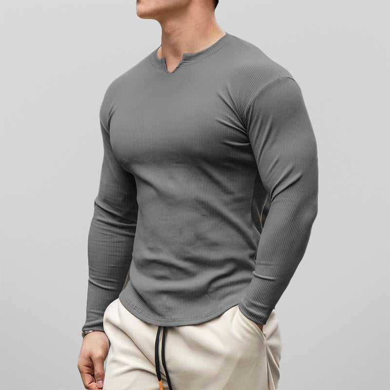 SNUG FIT COTTON SHIRT
