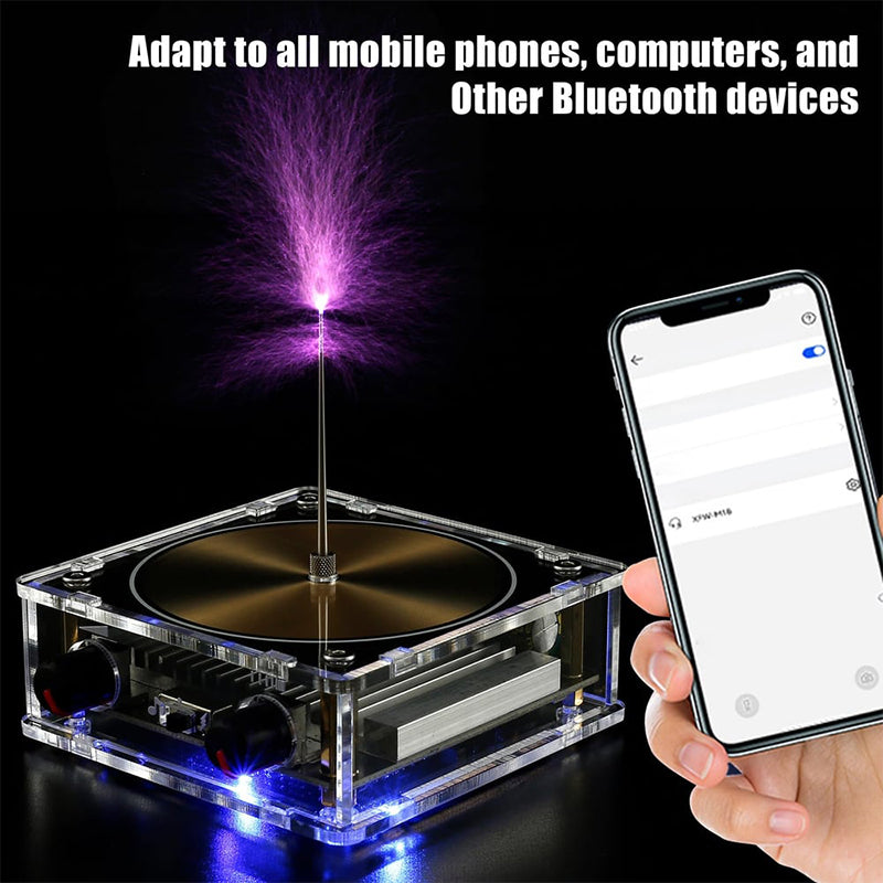 Touchable Artificial Lightning Spark Musical Coil