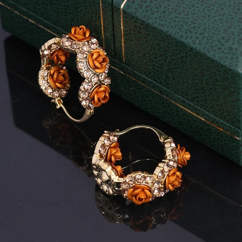 ✨ New Vintage Rose Earrings