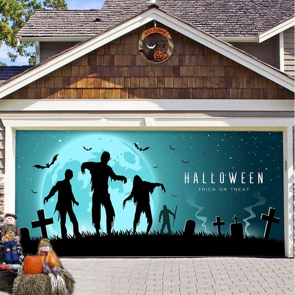 Halloween  Garage Door Decoration