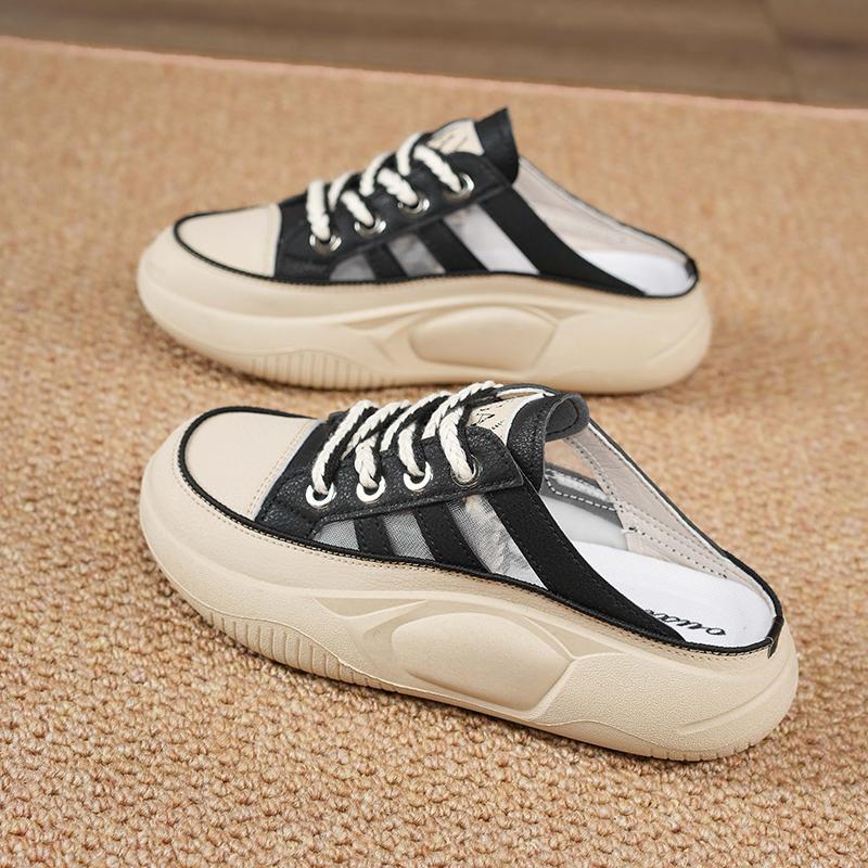 WOMEN'S CLOSED TOE HALF SLIPPERS