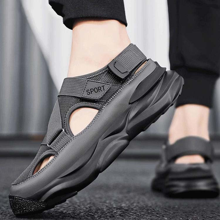 Fashionable Comfortable High Platform Men's Mesh Sandals
